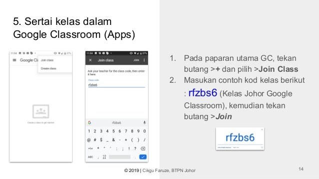 Google classroom kod