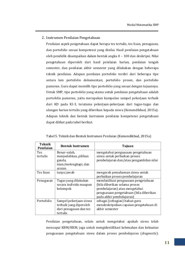 Materi GPO Matematika SMP Modul H