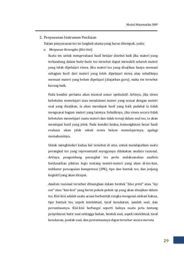 Materi GPO Matematika SMP Modul H