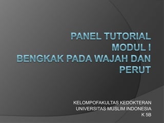 KELOMPOFAKULTAS KEDOKTERAN
UNIVERSITAS MUSLIM INDONESIA
K 5B

 