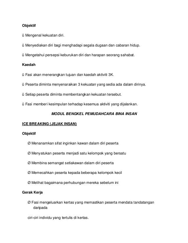 Contoh Aktiviti Ice Breaking Yang Menarik - Contoh Tin