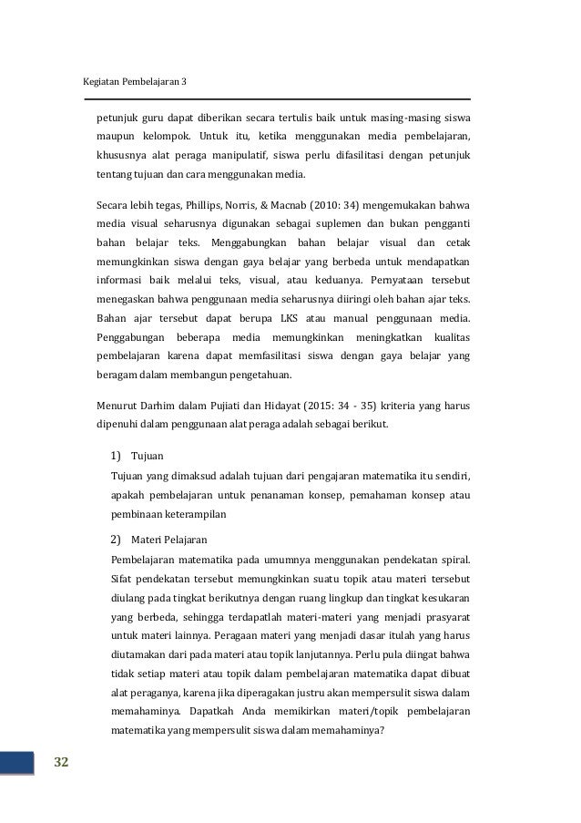 Materi Gpo Matematika Smp Modul I