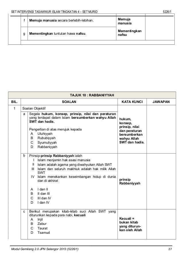 Modul intervensi k1 ting 4 murid