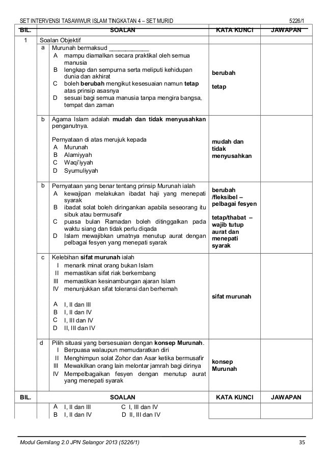 Modul intervensi k1 ting 4 murid