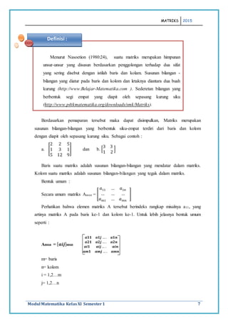 modul matematika berbasis problem based learning pada materi matriks ...
