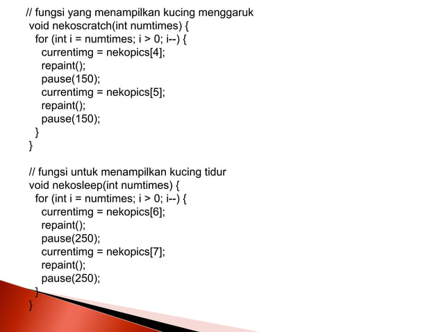 Modul java animasi | PPT