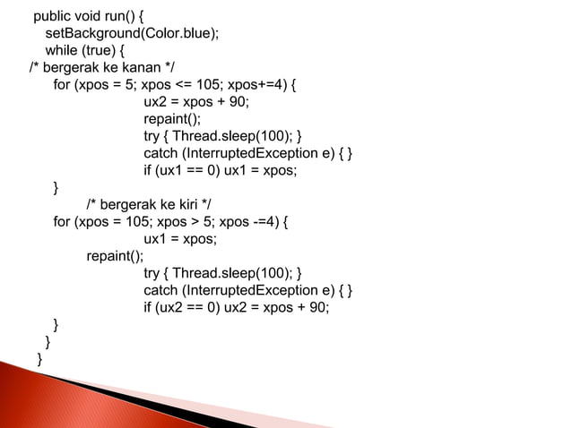 Modul java animasi | PPT