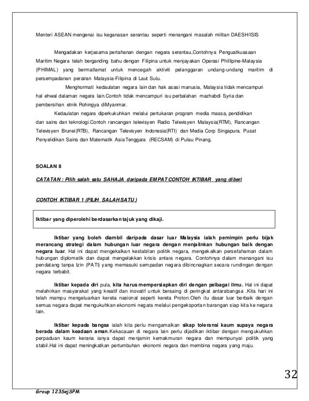 Modul K3 SPM 2016 T5B9 Group Sej123 Modul K3 SPM 2016 T5B9 Group Sej123