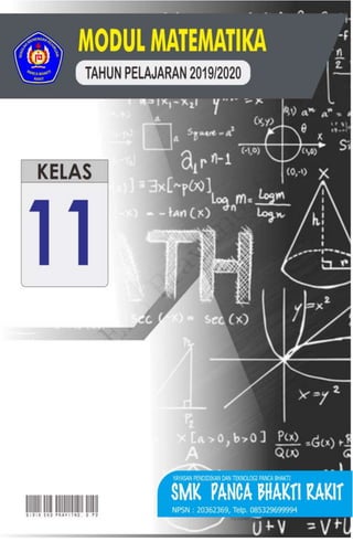 Modul Matemaika Kelas 11 | 1
 