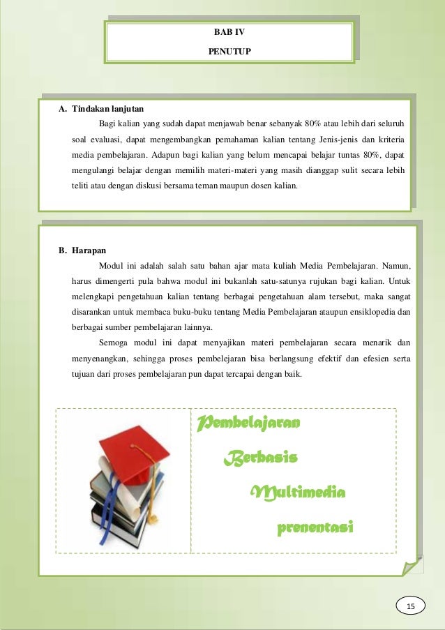 Modul Pembelajaran Yang Efektif.Media Pembelajaran. Modul 