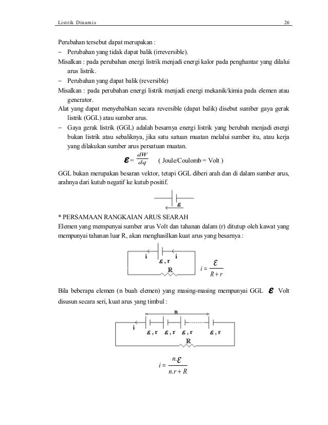 Modul kelas x unit 8 listrik dinamis Modul kelas x unit 8 listrik dinamis