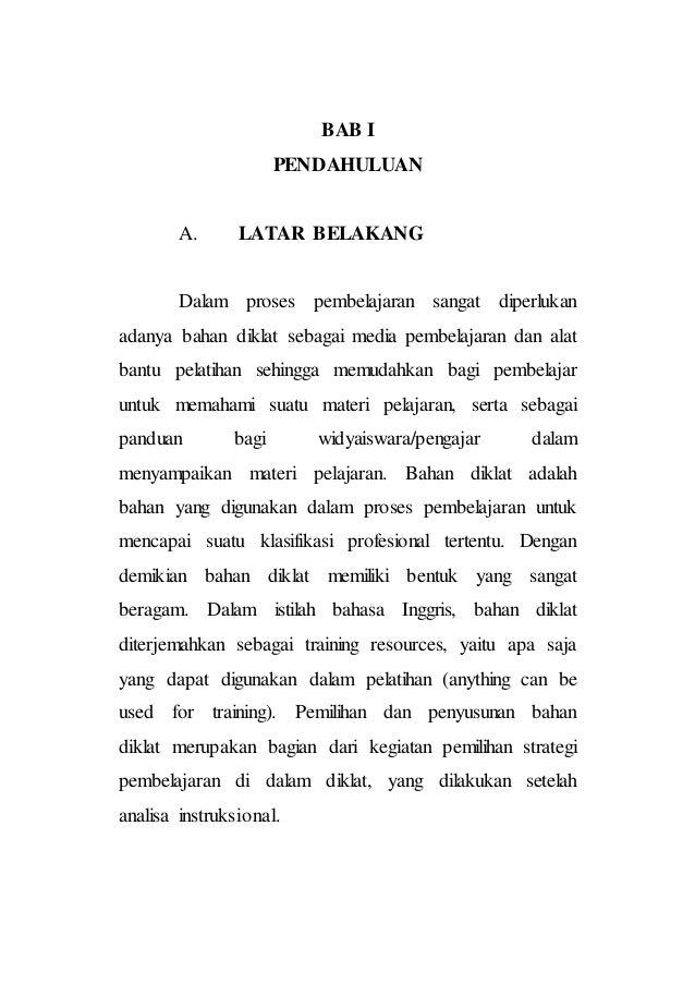 Prosedur Penyusunan Modul
