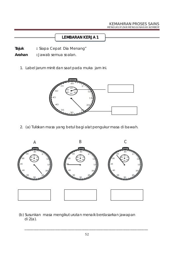 Modul kemahiran proses sains thn 4