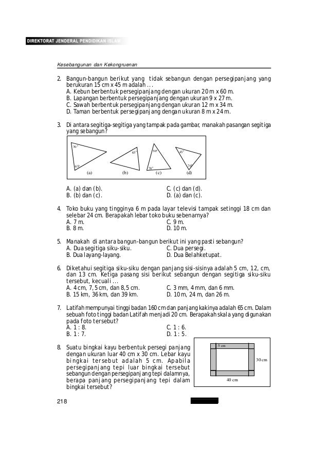 Modul kesebangunan dan kekongrunan (Laili Barokah 