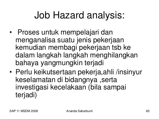 Modul kesehatan dan keselamatan kerja