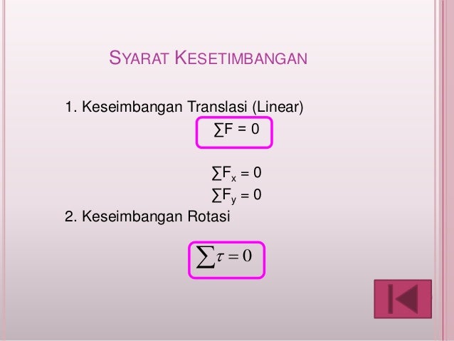 Kesetimbangan Benda Tegar Kesetimbangan Benda Tegar