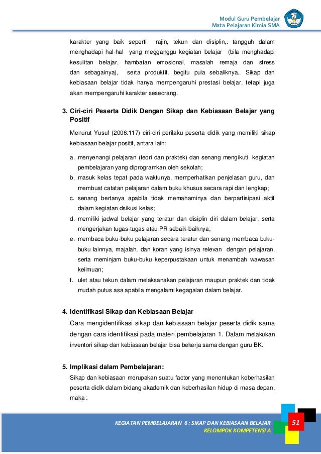 Modul Guru Pembelajar Kimia Kk A