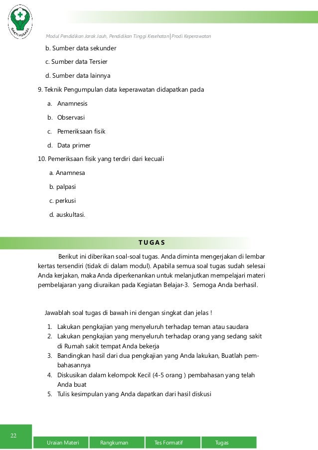 Pengkajian keperawatan