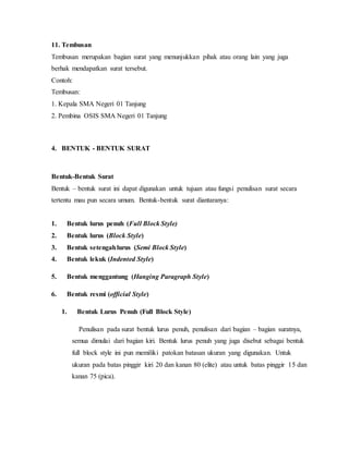 Modul Korespondensi Surat