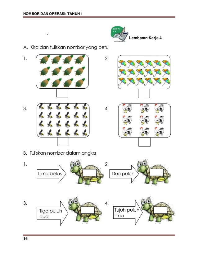 Modul kssr matematik tahun 1 (bahasa malaysia)