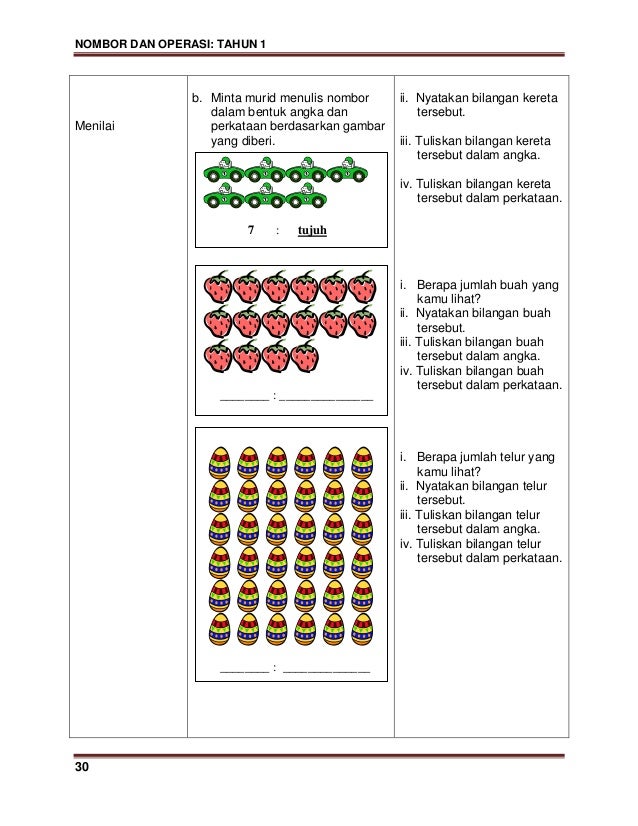 Modul kssr matematik tahun 1 (bahasa malaysia) Modul kssr matematik tahun 1 (bahasa malaysia)