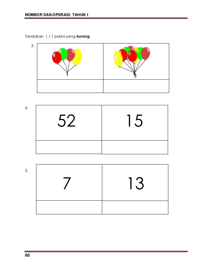 Modul KSSR Matematik Tahun 1 (Versi B.Malaysia) Modul KSSR Matematik Tahun 1 (Versi B.Malaysia)