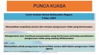 PUNCA KUASA
hak milik mbustaman IAB KPM
 