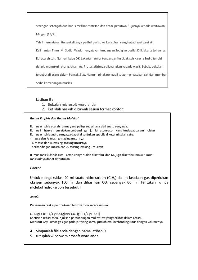 Contoh Surat Izin Membuka Tempat Latihan