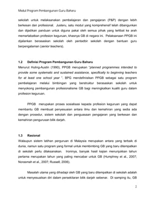 Modul lengkap ppgb 2011 | PDF