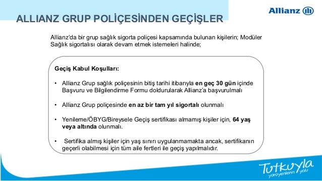 Ozel Saglik Sigortalari Allianz