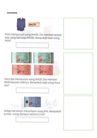 Modul linus numerasi tahun 3 | DOCX