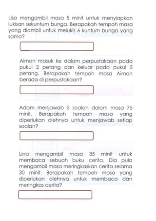 Modul linus numerasi tahun 3 | DOCX