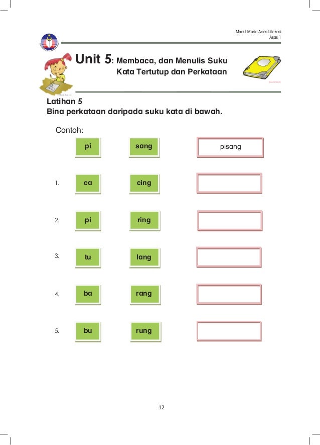 Modul literasi asas 1 murid jilid 2