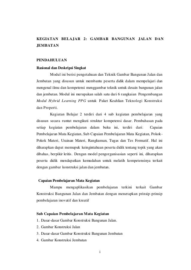 Modul Tkp M5kb2 Gambar Bangunan Jalan Jembatan