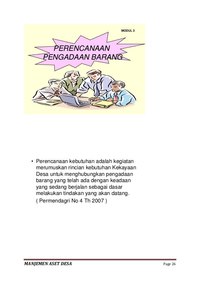 Modul Managemen Asset Desa Modul Managemen Asset Desa