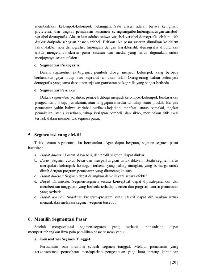 Modul Manajemen Pemasaran