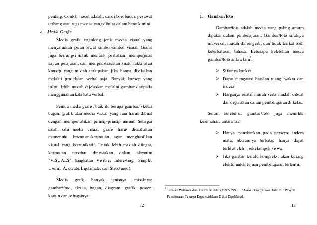 Karateristik Dan Klasifikasi Media Pembelajaran 67714399