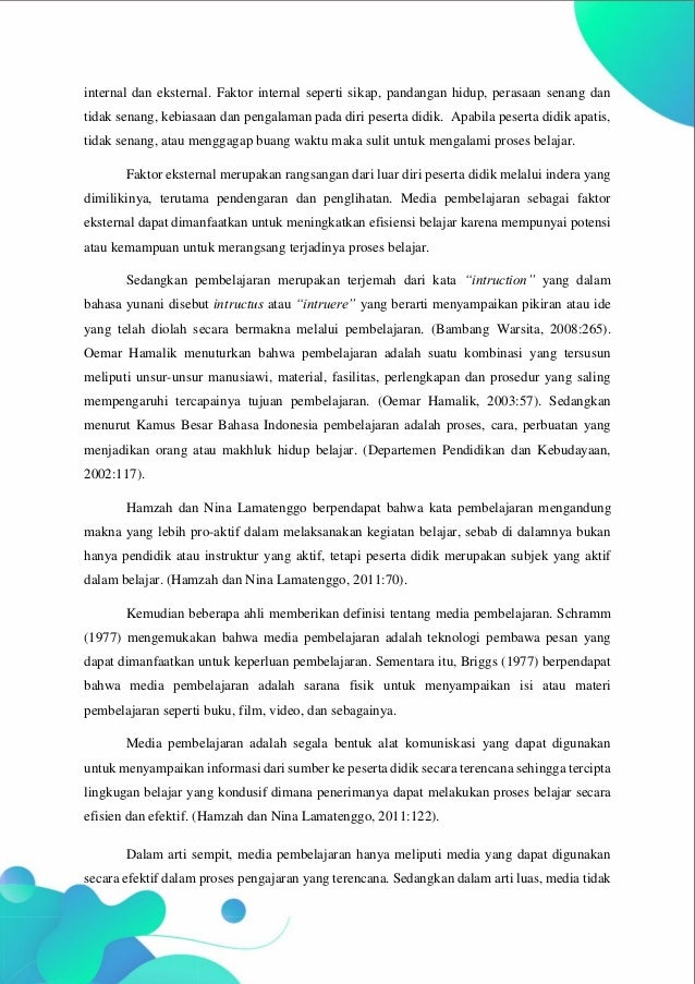 Modul Pengertian Fungsi Dan Manfaat Media Pembelajaran
