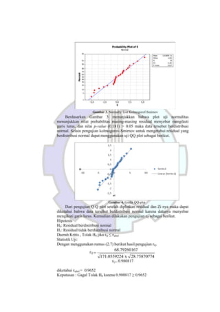 Modul metode regresi | PDF
