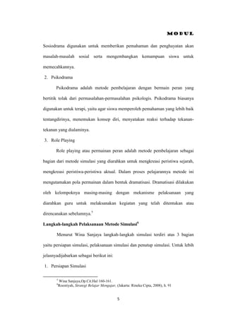 Modul metode simulasi | PDF