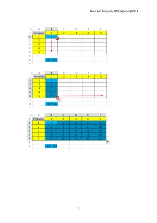 Modul microsoft excel 2013 | PDF