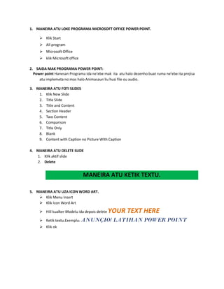 Modul microsoft office | PDF