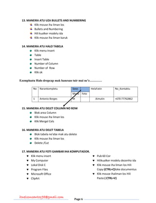 Modul microsoft office | PDF