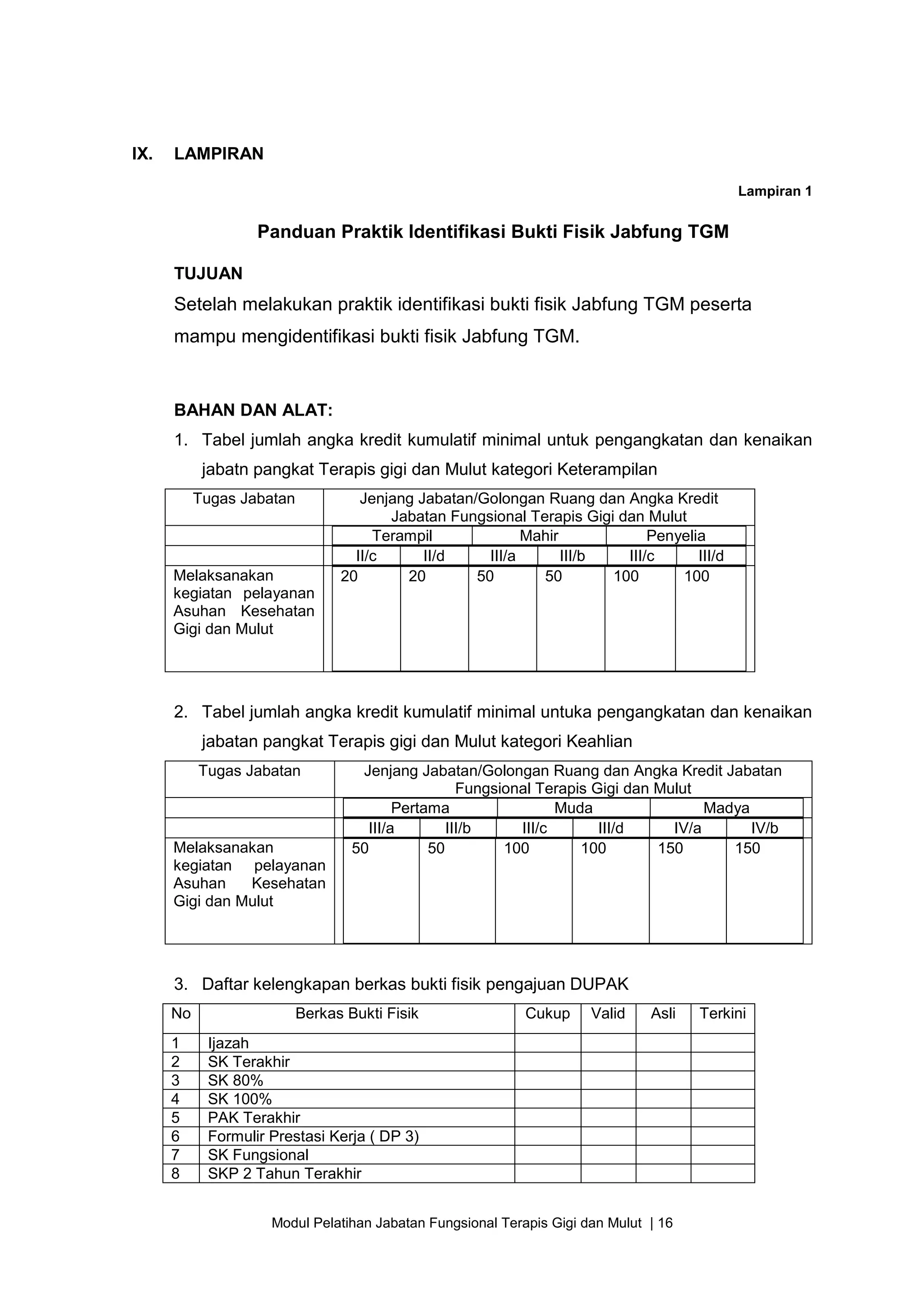 Modul mpi 4 DUPAK JABFUNG TGM | PDF