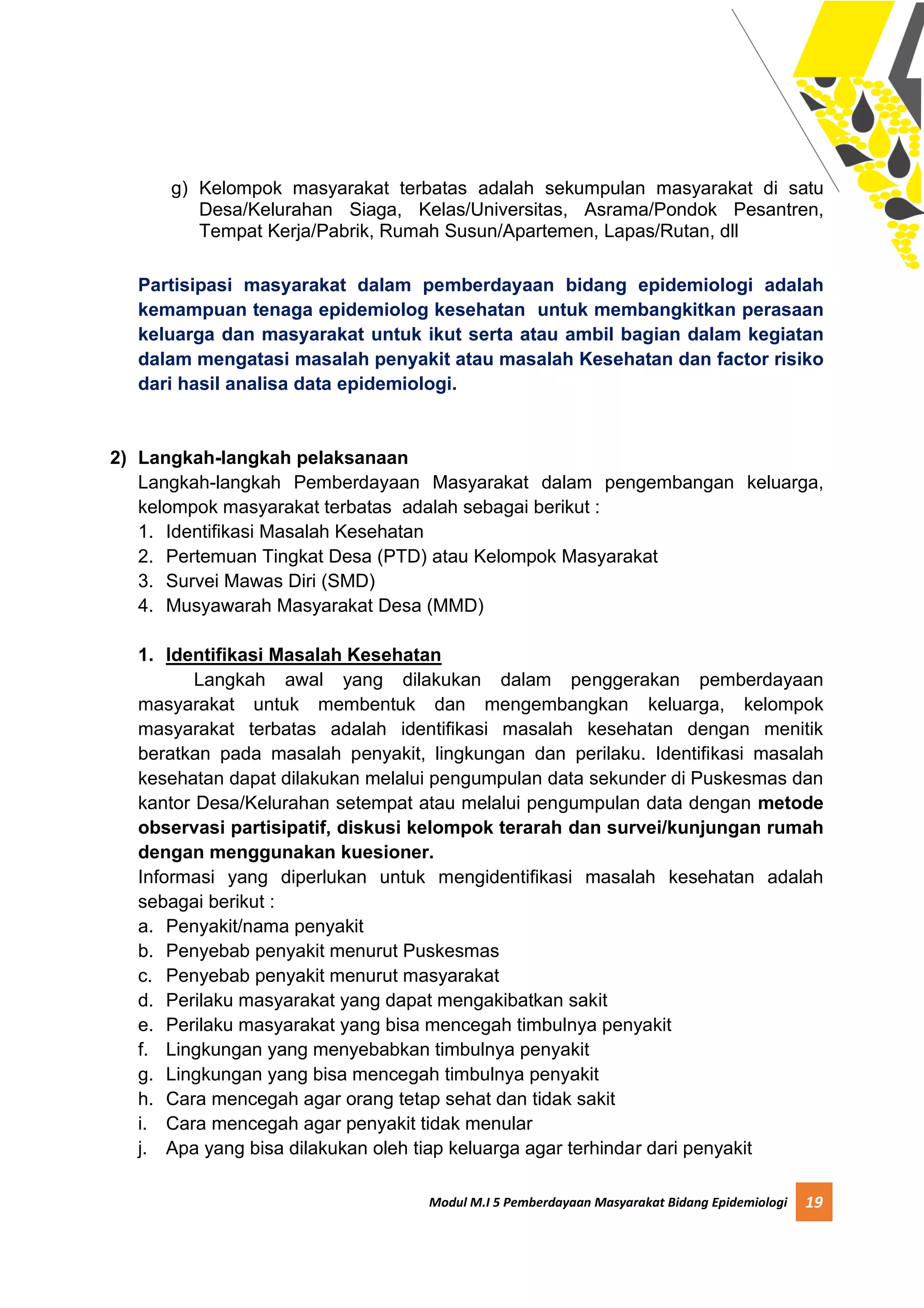 Modul mpi 5 pemberdayaan masyarakat_29 okt 2020 fina_lok | PDF