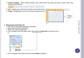 Modul ms. excel 2007 | PPTX