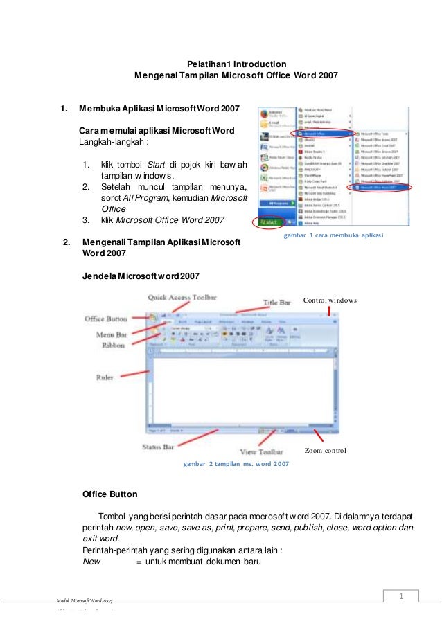 Modul Pembelajaran Microsoft Word Kls 8