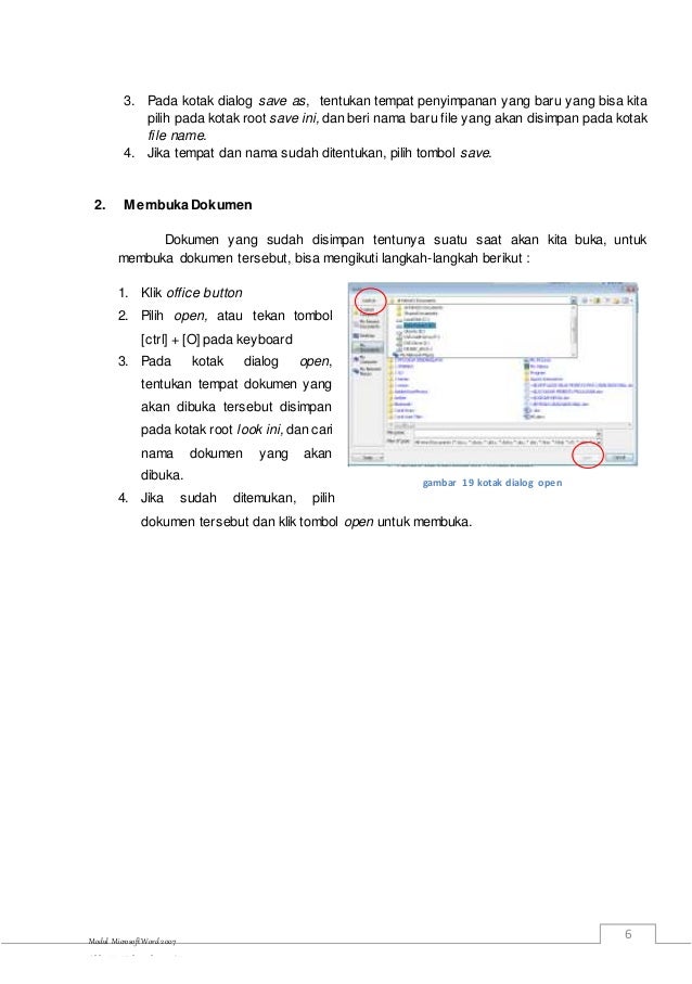 Modul Pembelajaran Microsoft Word kls 8
