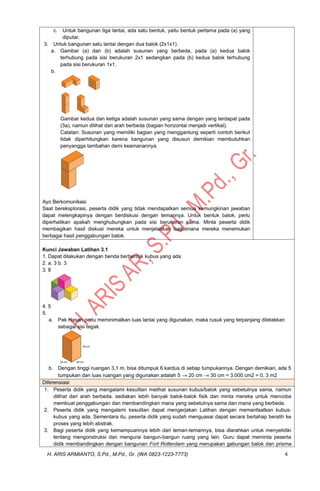 Modul Ajar Matematika Kelas 6 Semester 2 Kurikulum Merdeka Cp 032 Docx