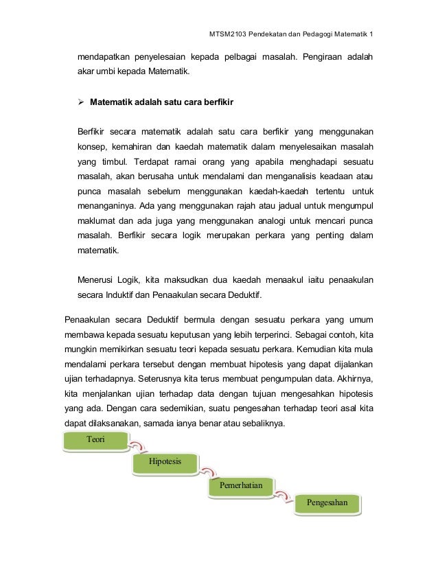 Modul mtsm2103 : MAJOR MATEMATIK